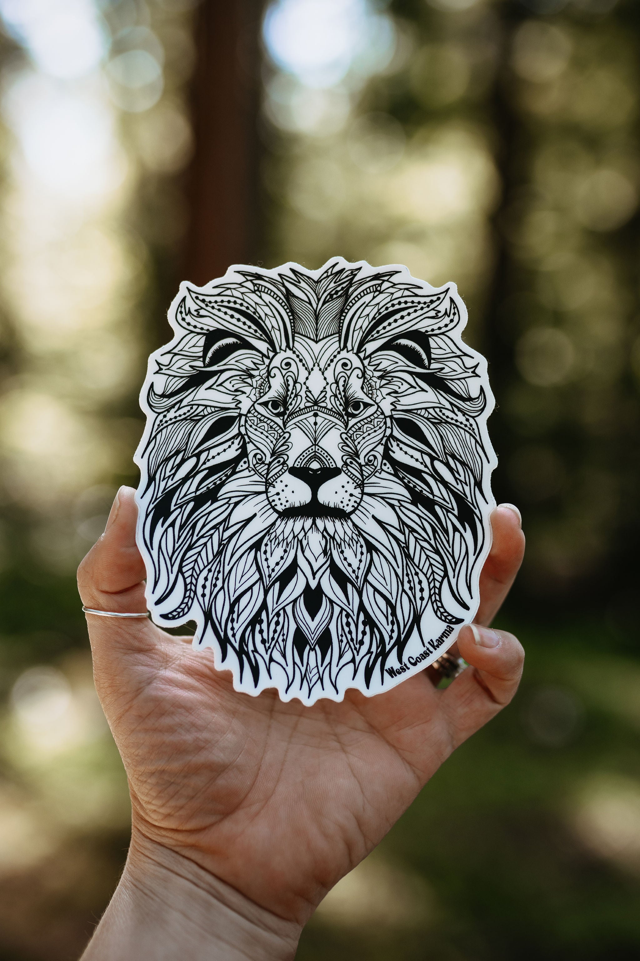 Leo Lion Vinyl Sticker – West Coast Karma