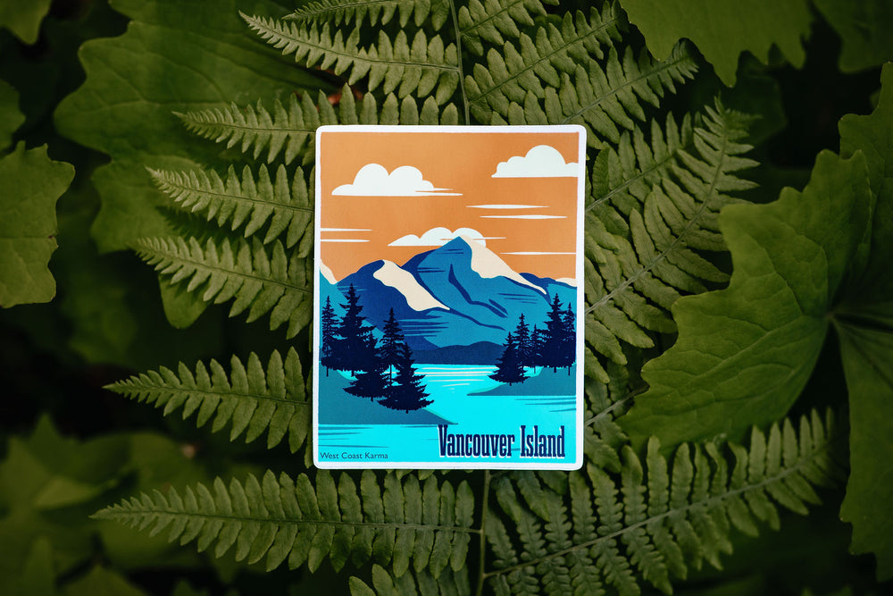 Vancouver Island Poster Sticker