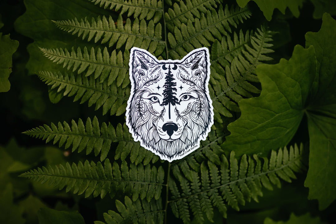 Forest Wolf Sticker