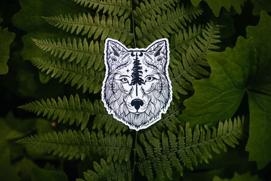 Forest Wolf Sticker