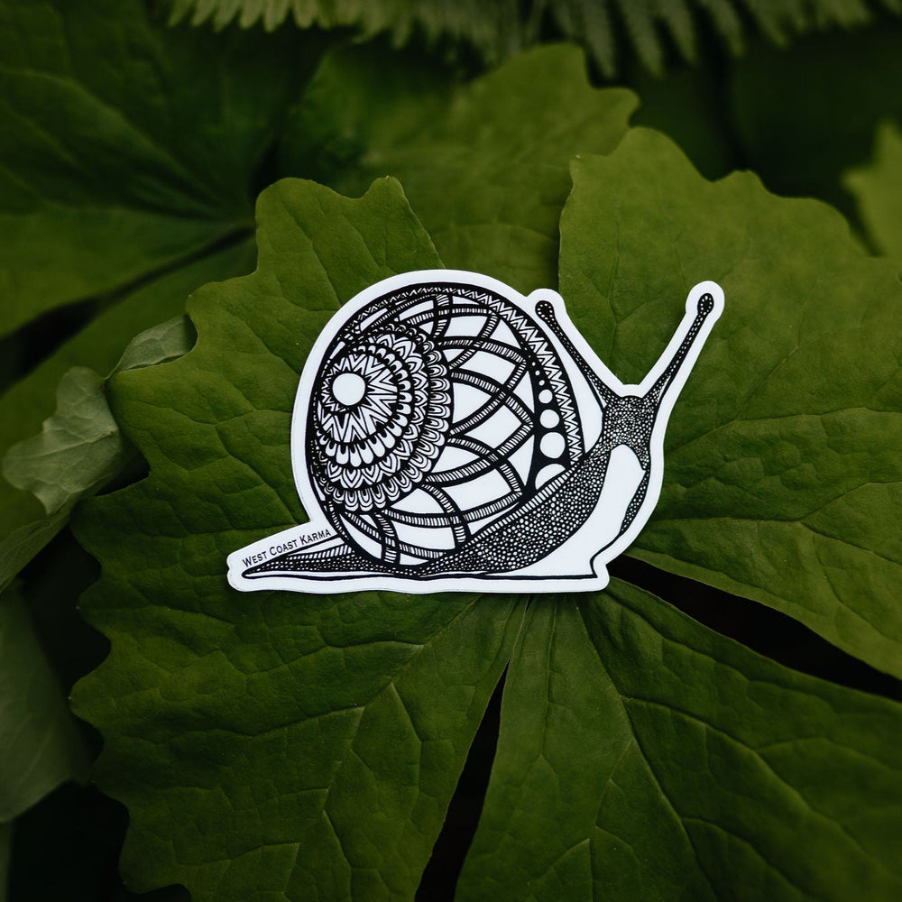 Snail Vinyl Sticker