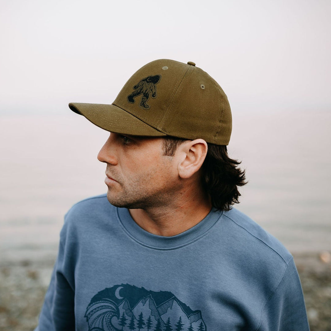 Nature Sasquatch Classic Flex Hat- Olive