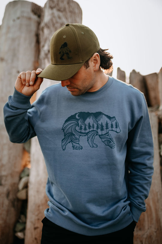Nature Sasquatch Classic Flex Hat- Olive