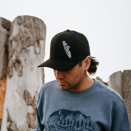 Vancouver Island Classic Flex Hat- Black