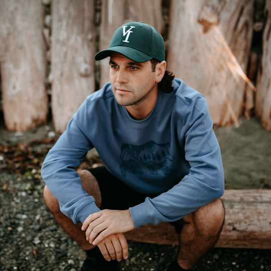 VI Baseball Snapback Hat- Forest