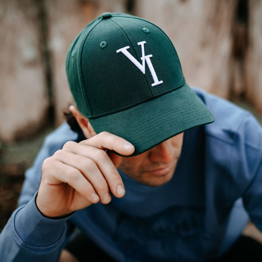 VI Baseball Snapback Hat- Forest