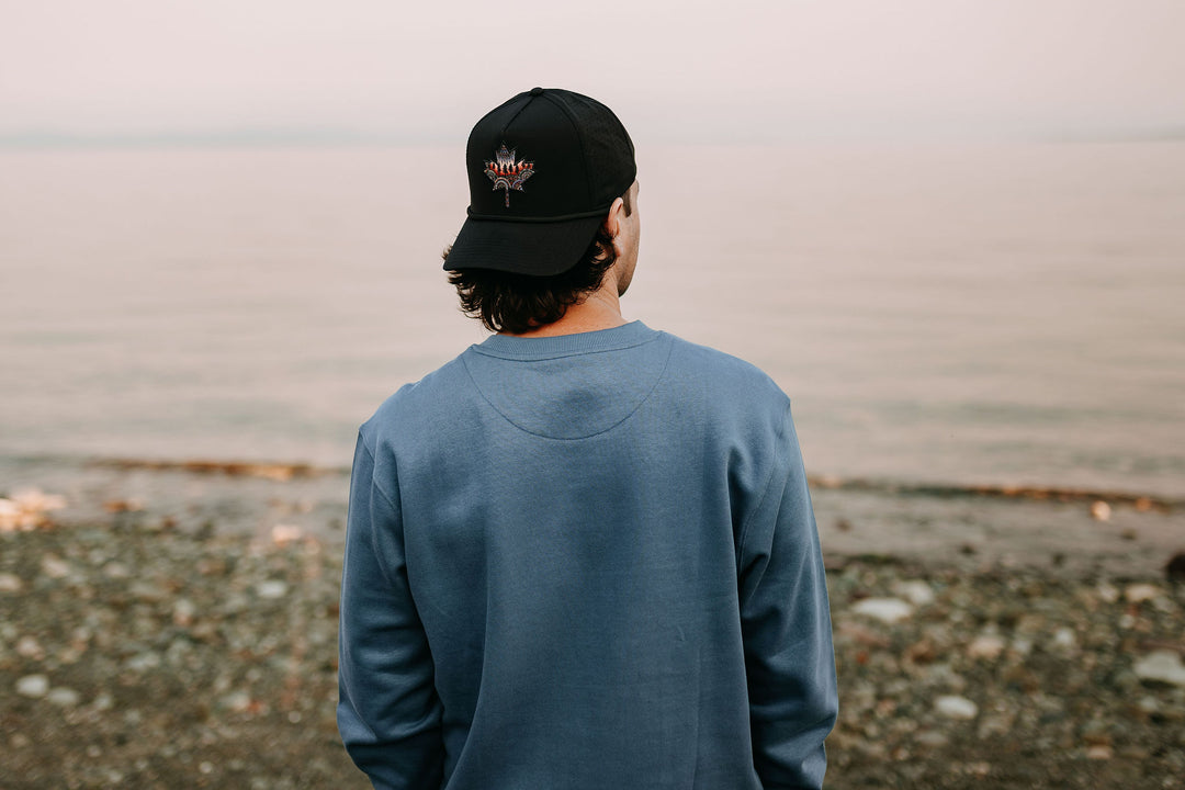 Maple Leaf Performance Hat- Black