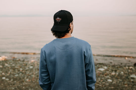 Maple Leaf Performance Hat- Black