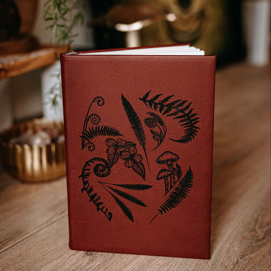 Forest Walk Burgundy Journal