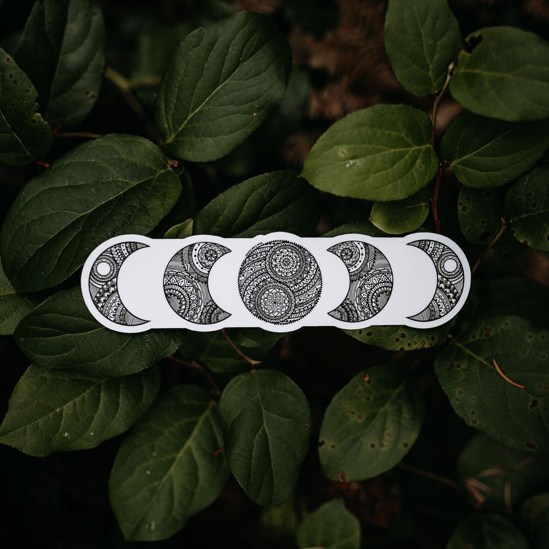 Mandala Moon Phase Sticker