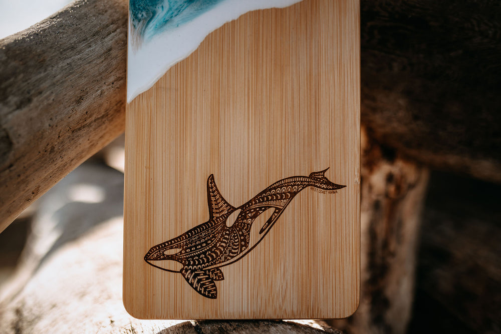 Orca Resin Charcuterie Serving Board
