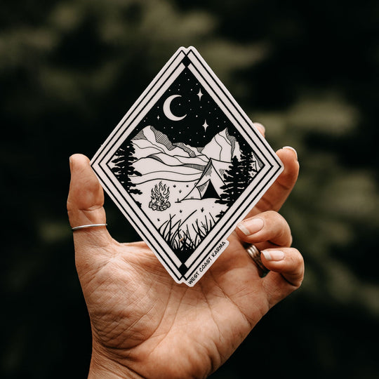 Camping Sticker