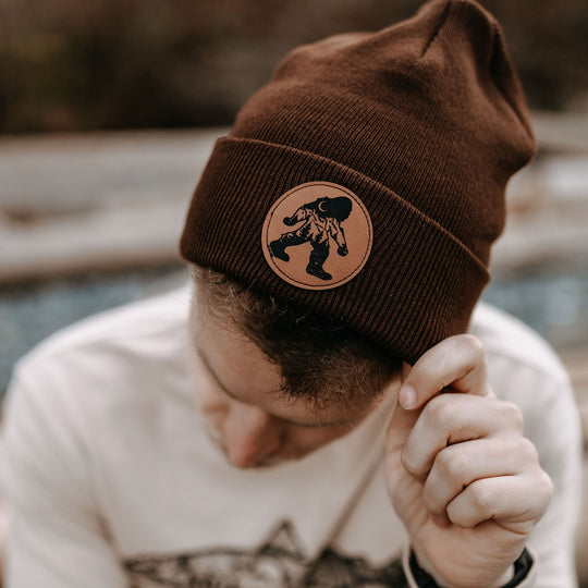 Sasquatch Toque in Dark Brown