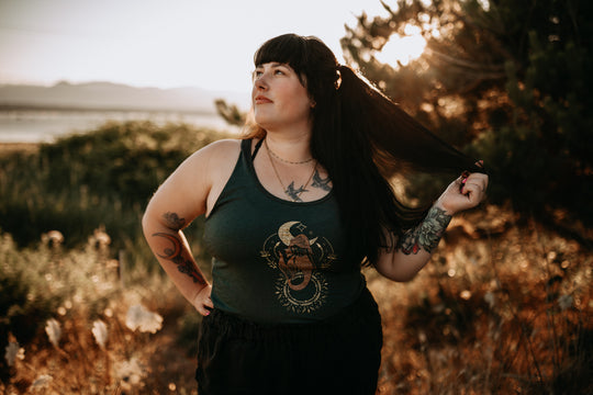 Celestial Mermaid Bamboo Tank *Made In Canada*