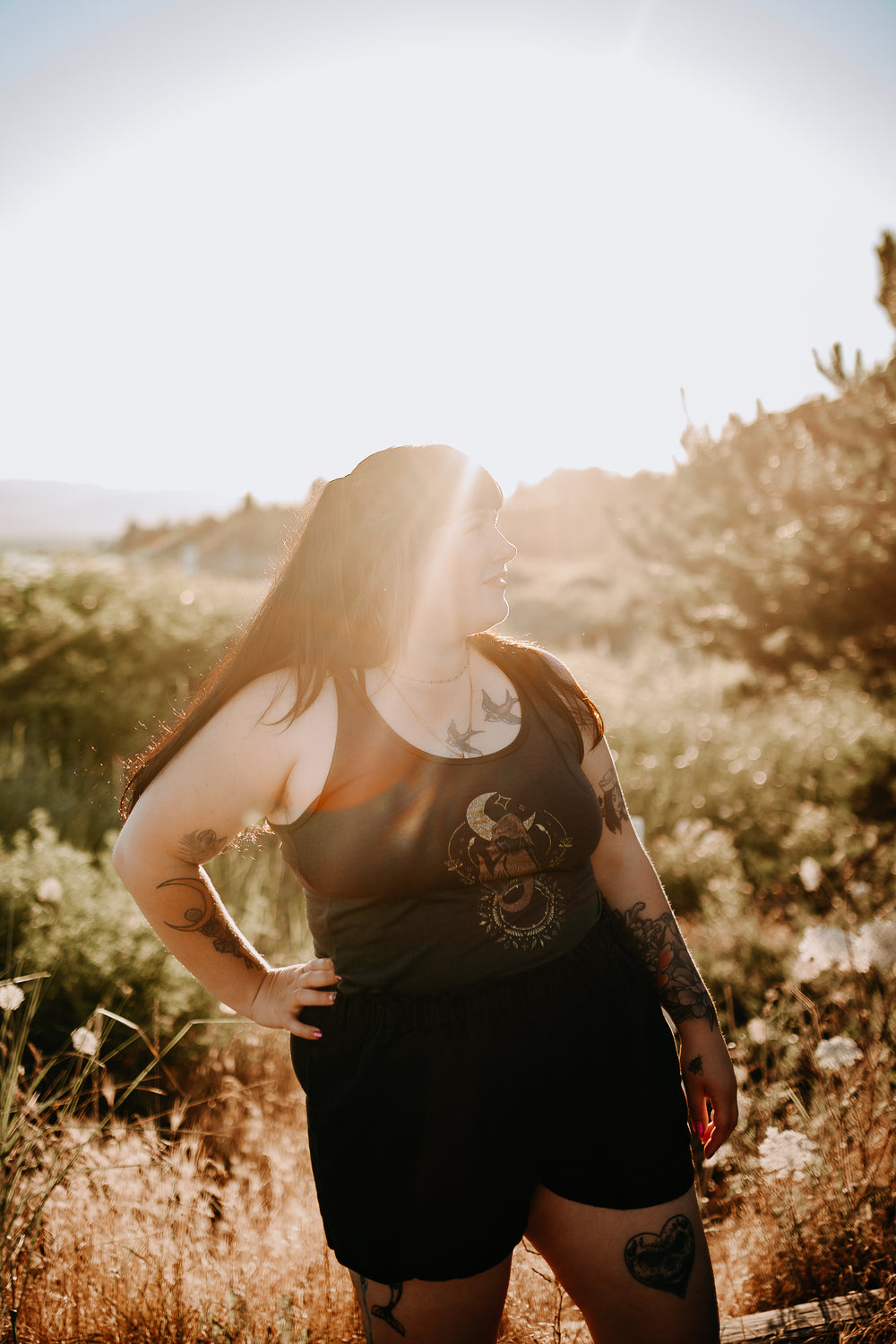 Celestial Mermaid Bamboo Tank *Made In Canada*