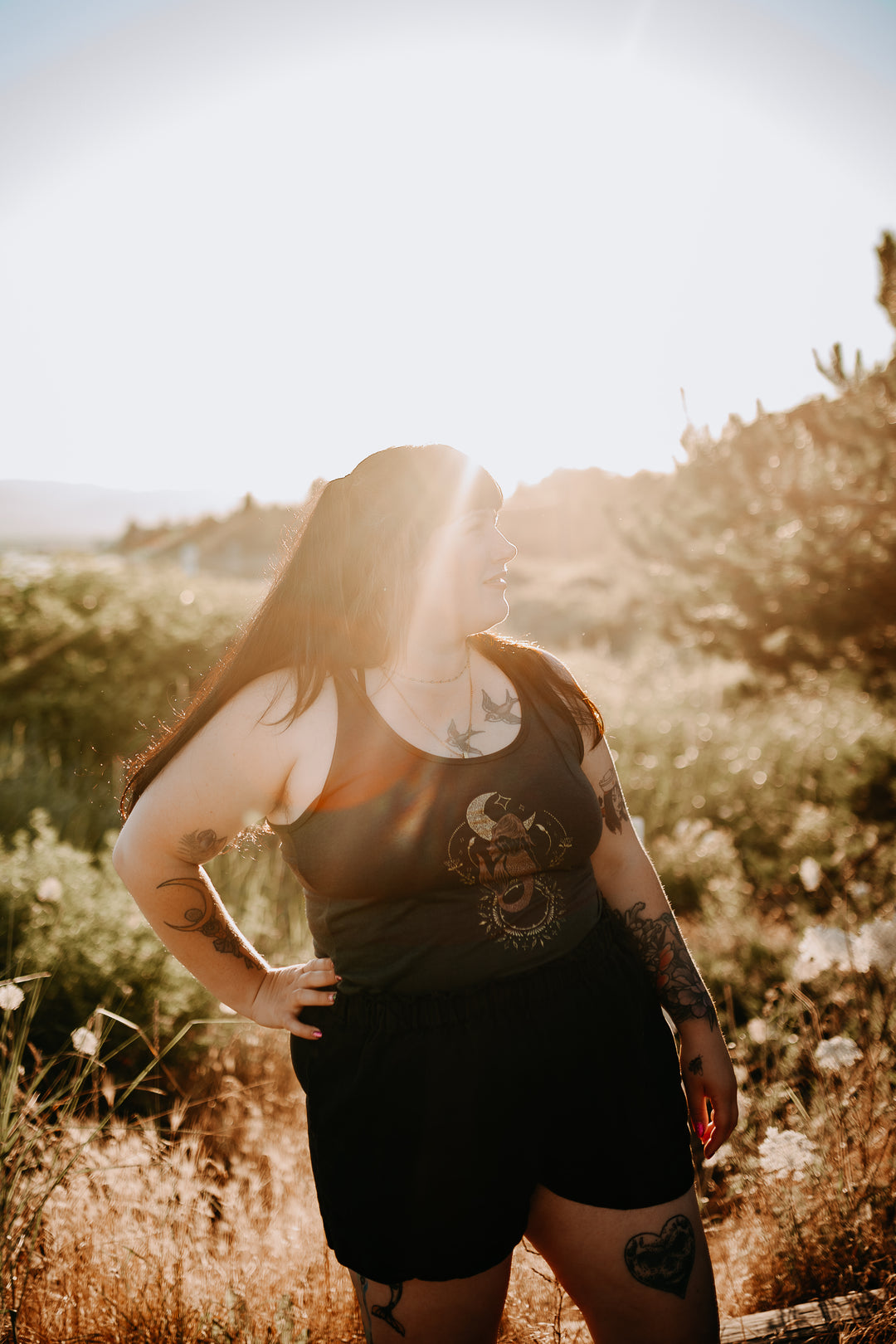 Celestial Mermaid Bamboo Tank *Made In Canada*