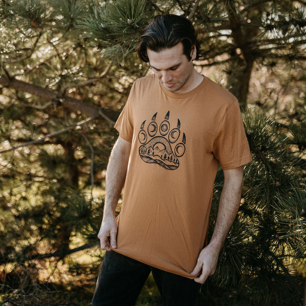 Bear Paw Tee in Toasted Caramel