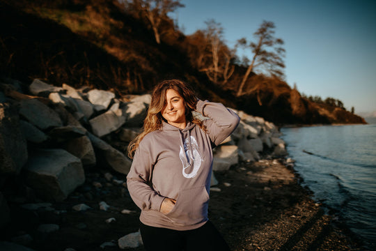 Celestial Mermaid Hoodie in Light Violet