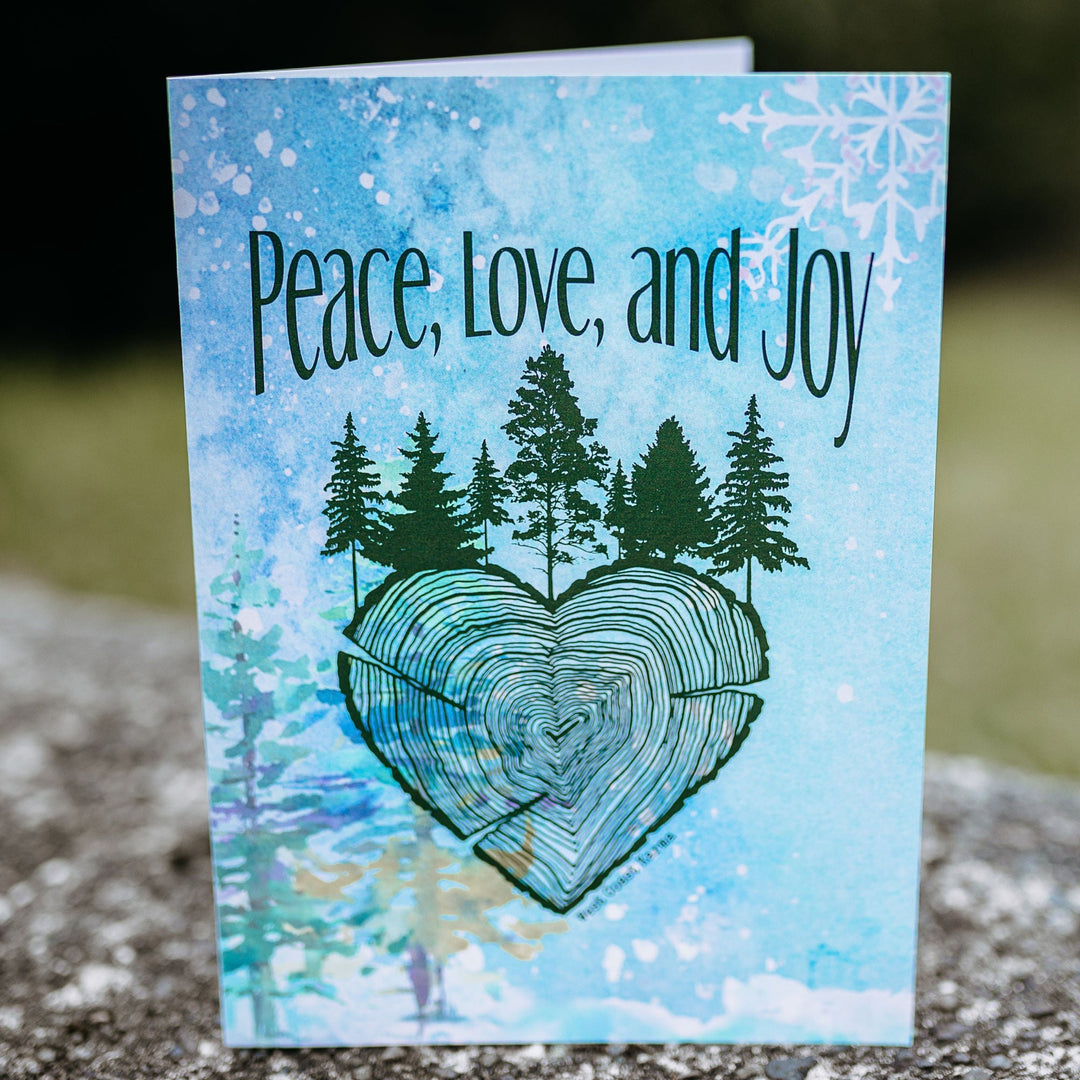 Peace Love and Joy Card