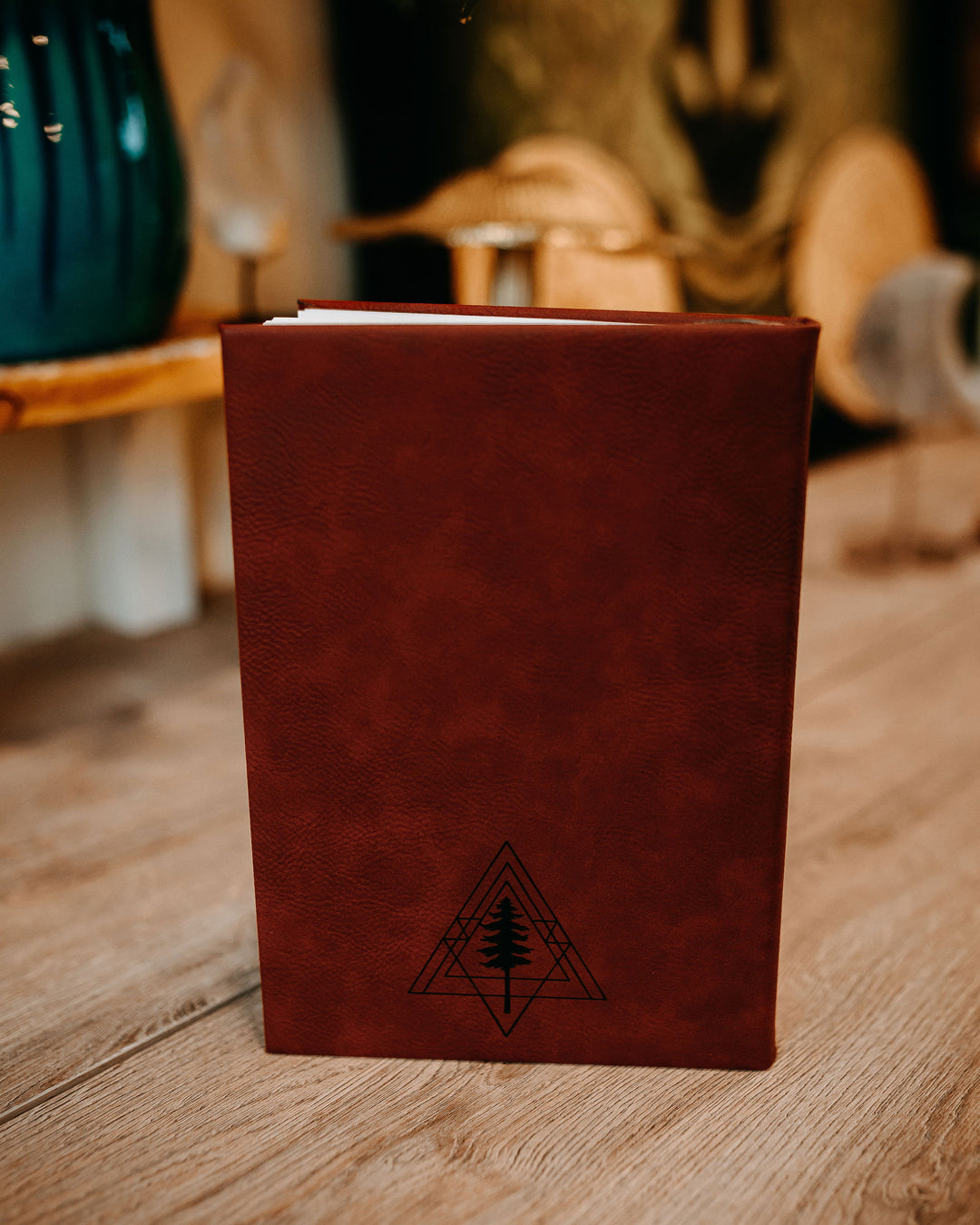 Forest Walk Burgundy Journal