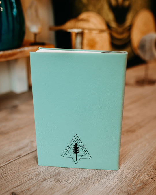 Engraved Jellyfish Blue Journal