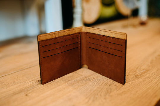 Engraved Nature Bear Wallet