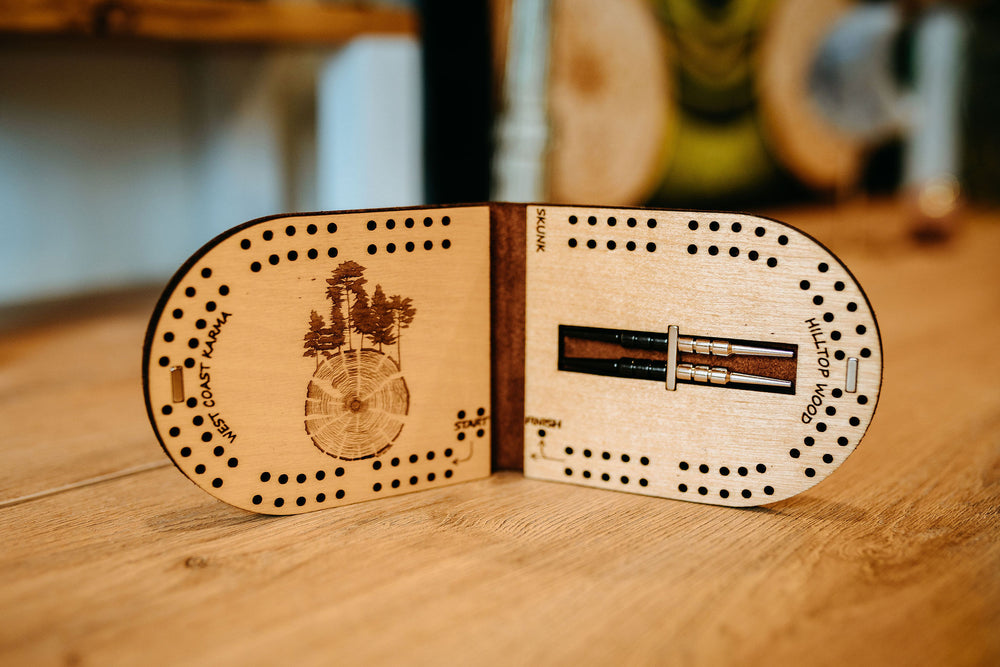 Sasquatch/ Tree Ring Travel Crib board