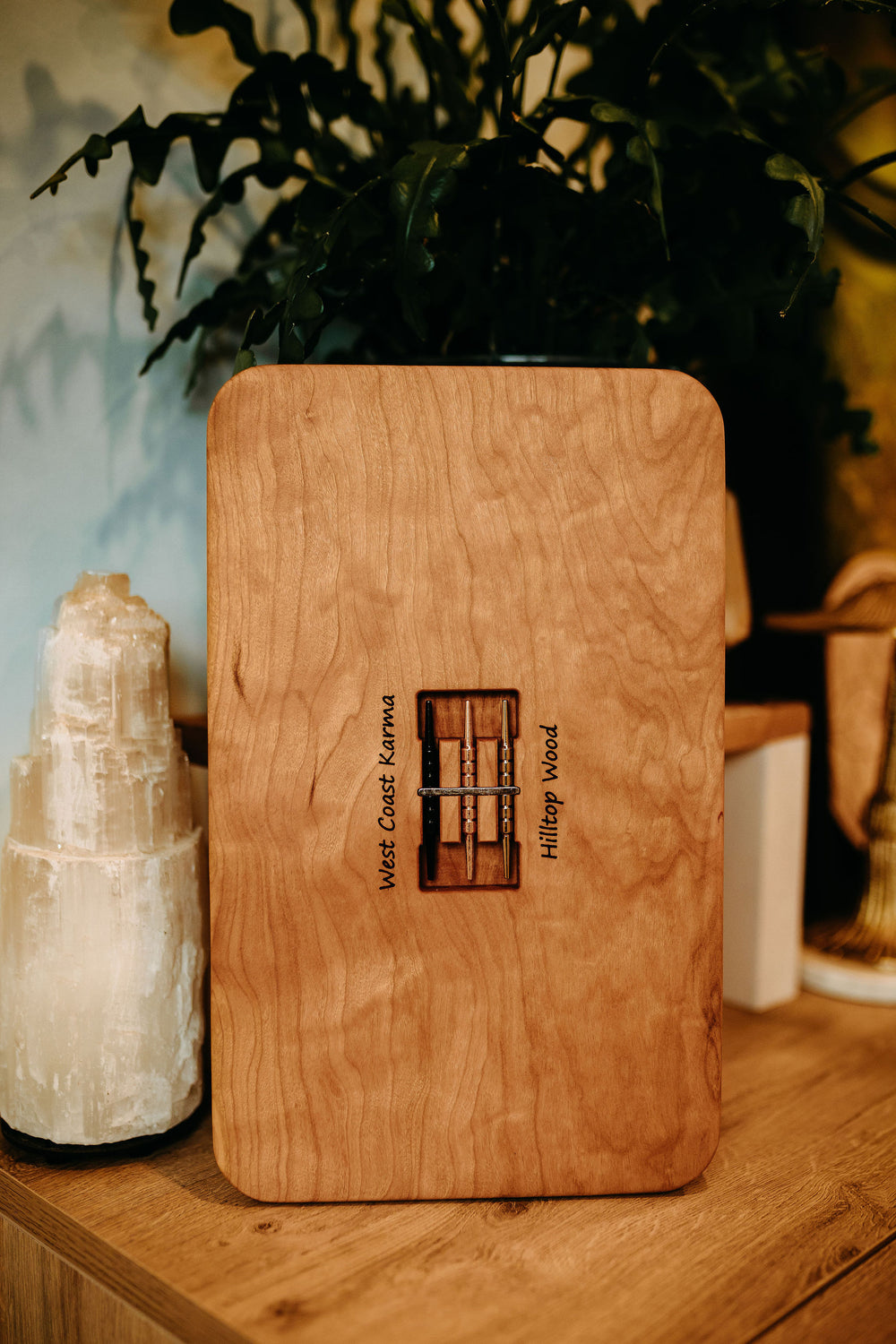Vancouver Island Engraved Cribbage Board