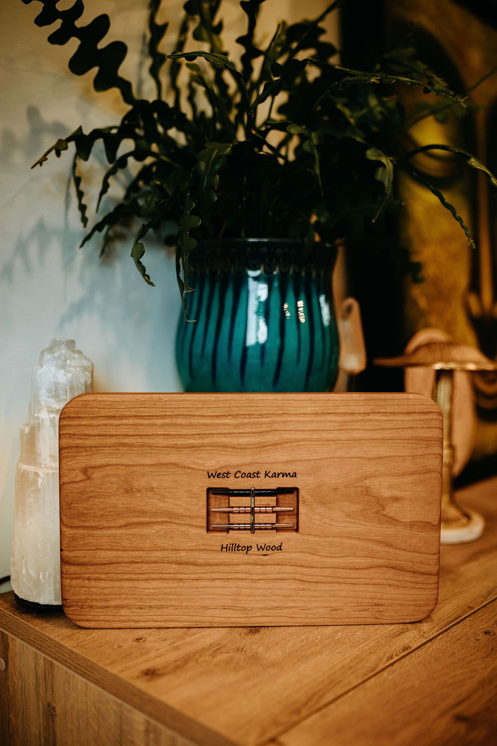 Nature Bear Engraved Cribbage Board