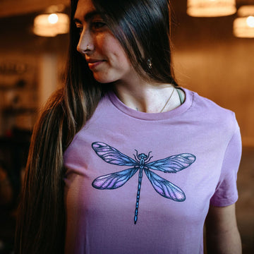 Dragonfly Relaxed Tee in Orchid