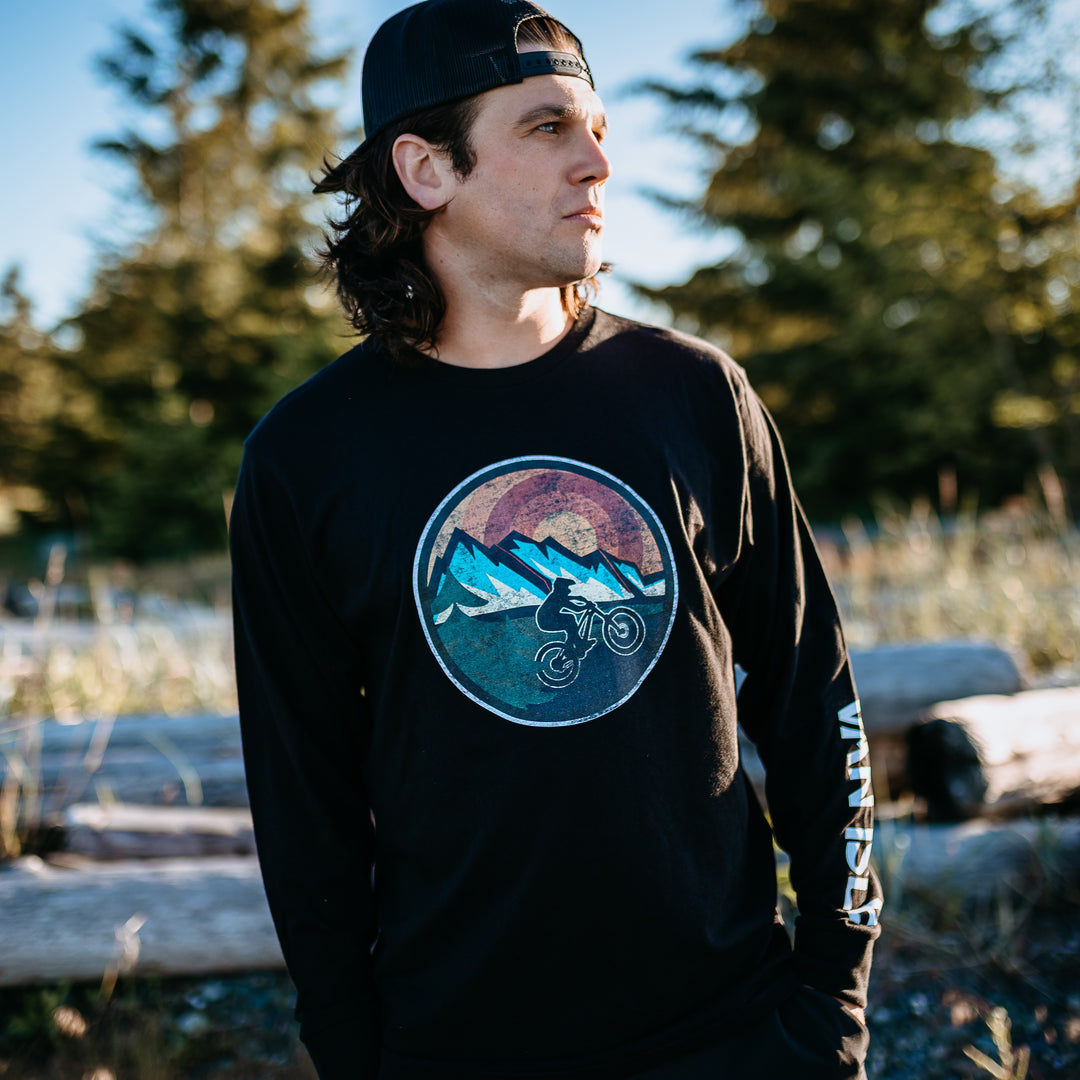 Van Isle Retro Mountain Bike L/S Tee
