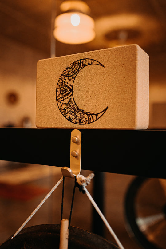 Eco Cork Moon Yoga Block