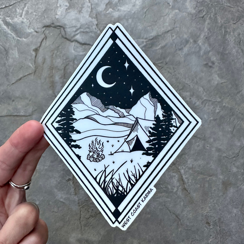 Camping Sticker
