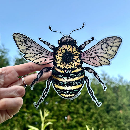 Bee Colourful Car Decal