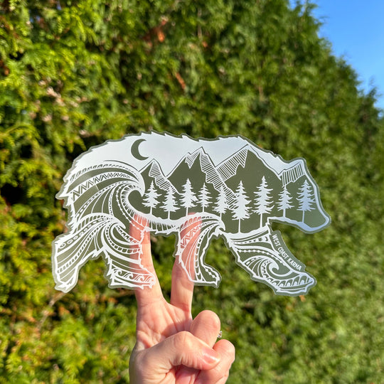 Spirit Bear Car Decal