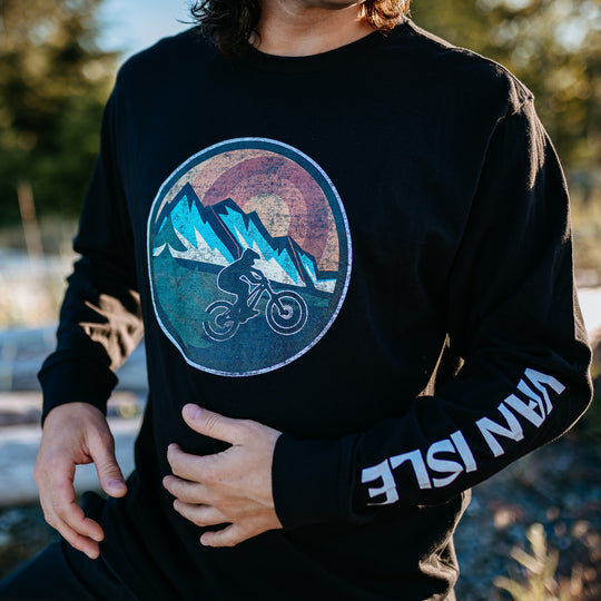 Van Isle Retro Mountain Bike L/S Tee