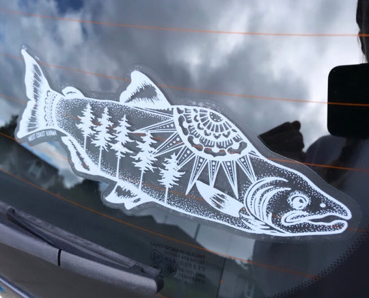 Salmon Car Decal