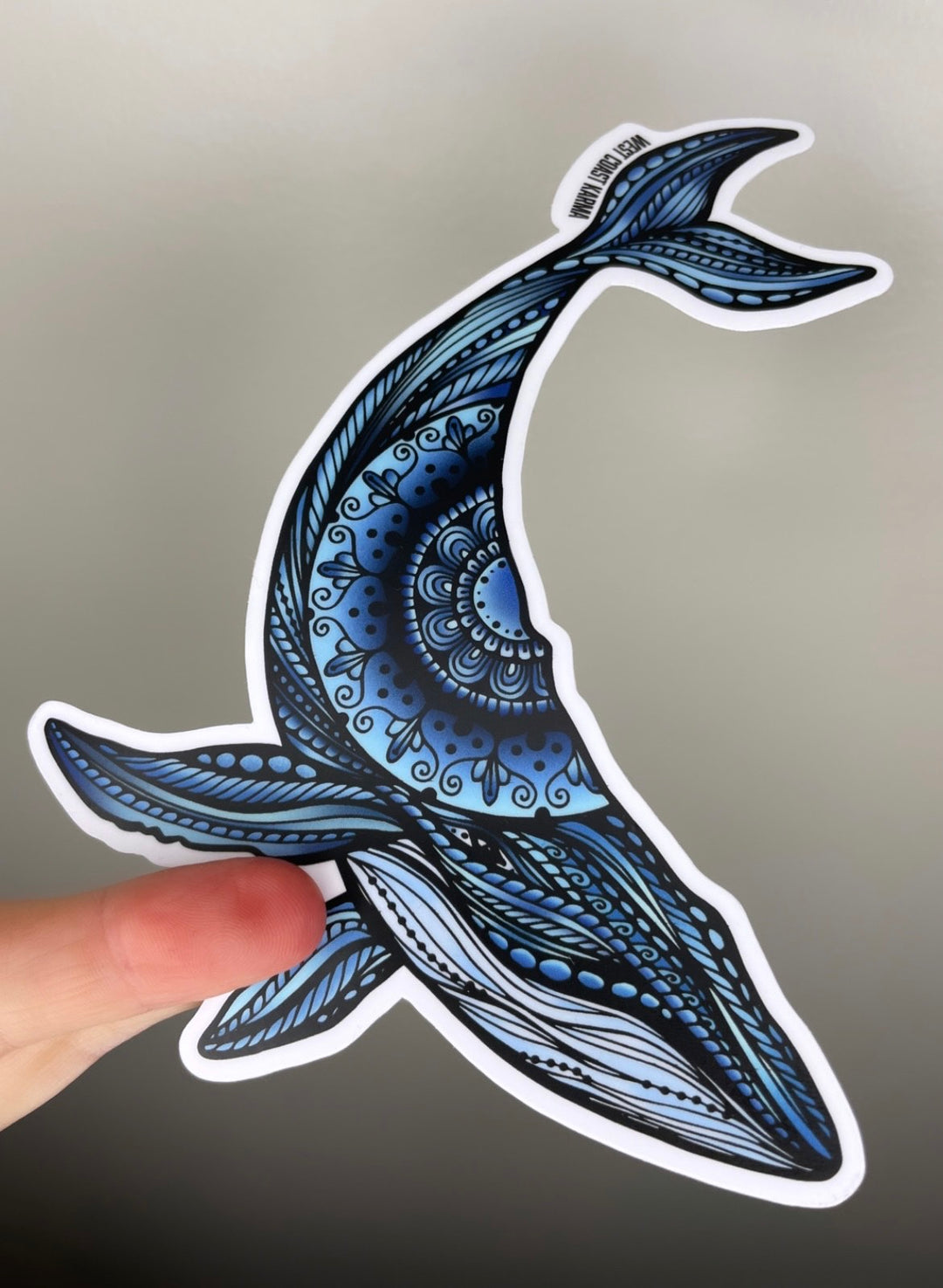 Colourful Humpback Sticker