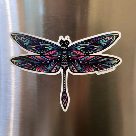 Colourful Dragonfly Magnet