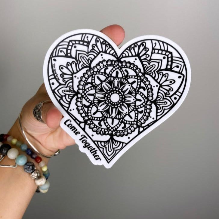 Come Together Heart Sticker