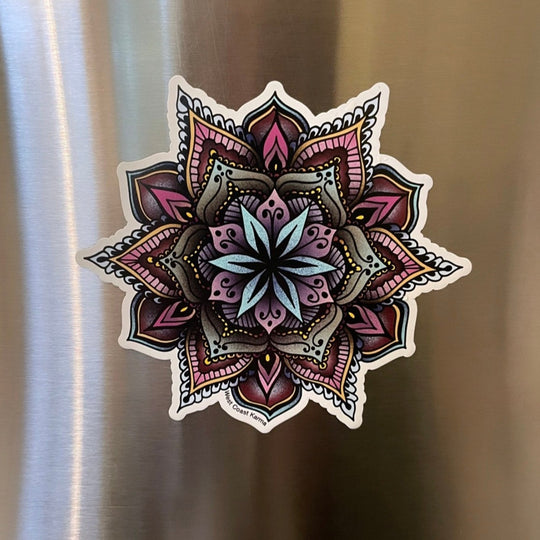 Colourful  Mandala Magnet