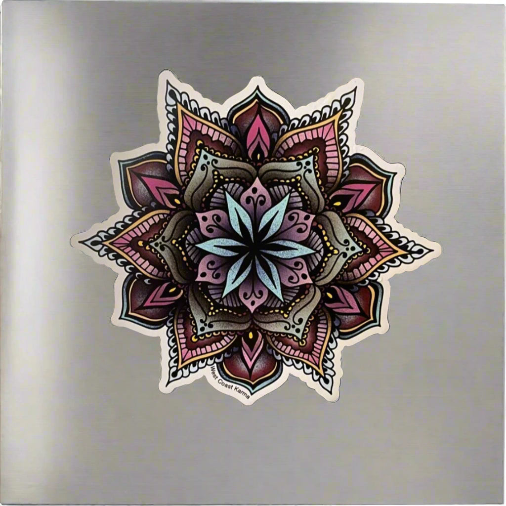 Colourful  Mandala Magnet