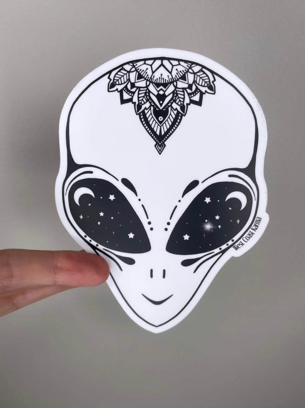 Alien Mandala Vinyl Sticker