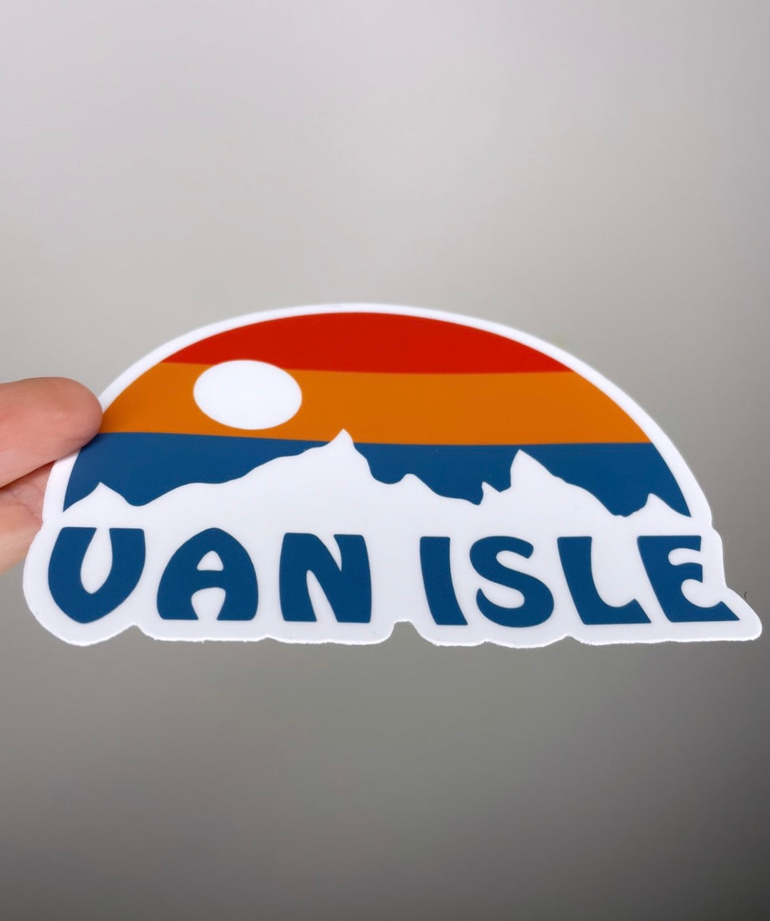 Van Isle Sticker (Victoria Peak Mountain Range)