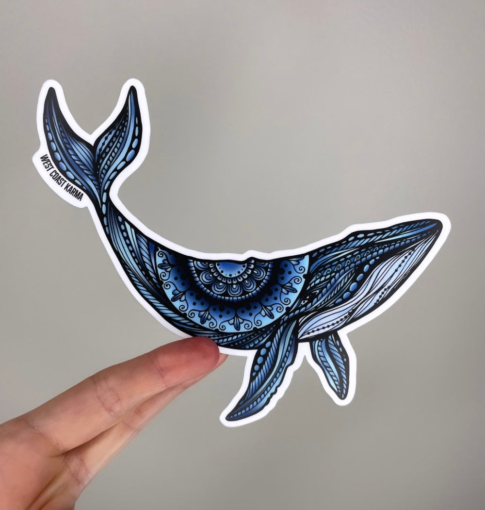 Colourful Humpback Sticker