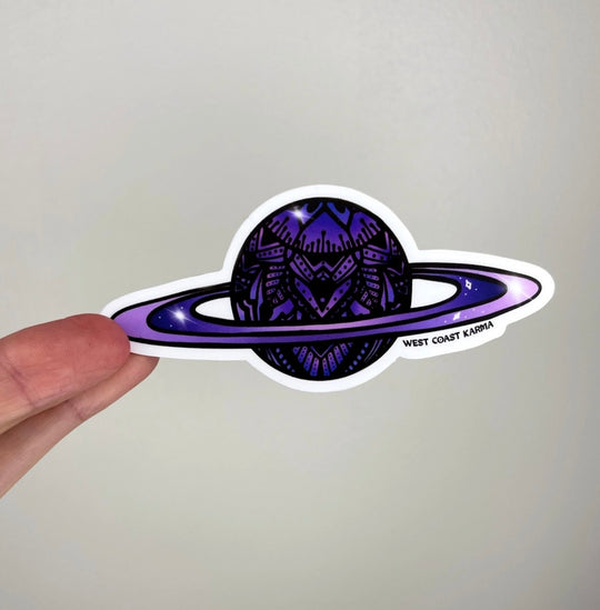 Mandala Saturn Sticker