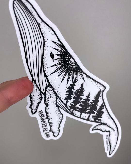 Vancouver Island Humpback Sticker