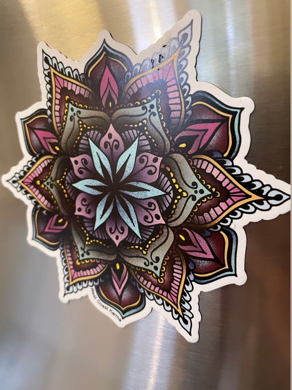 Colourful  Mandala Magnet