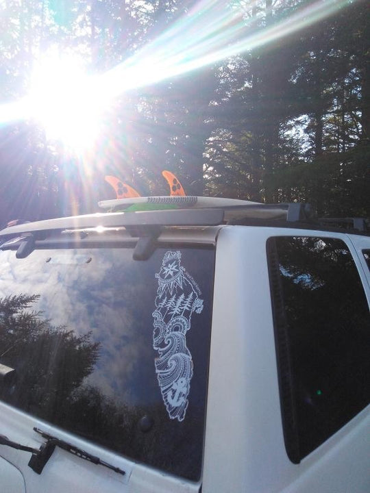 Vancouver Island car Decal