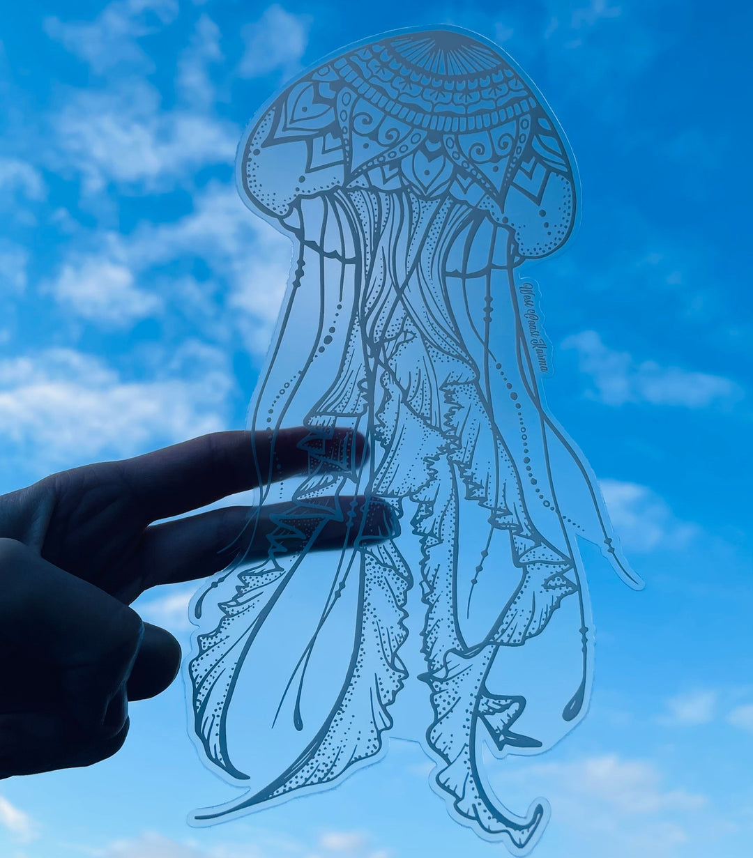 Jellyfish Car Decal